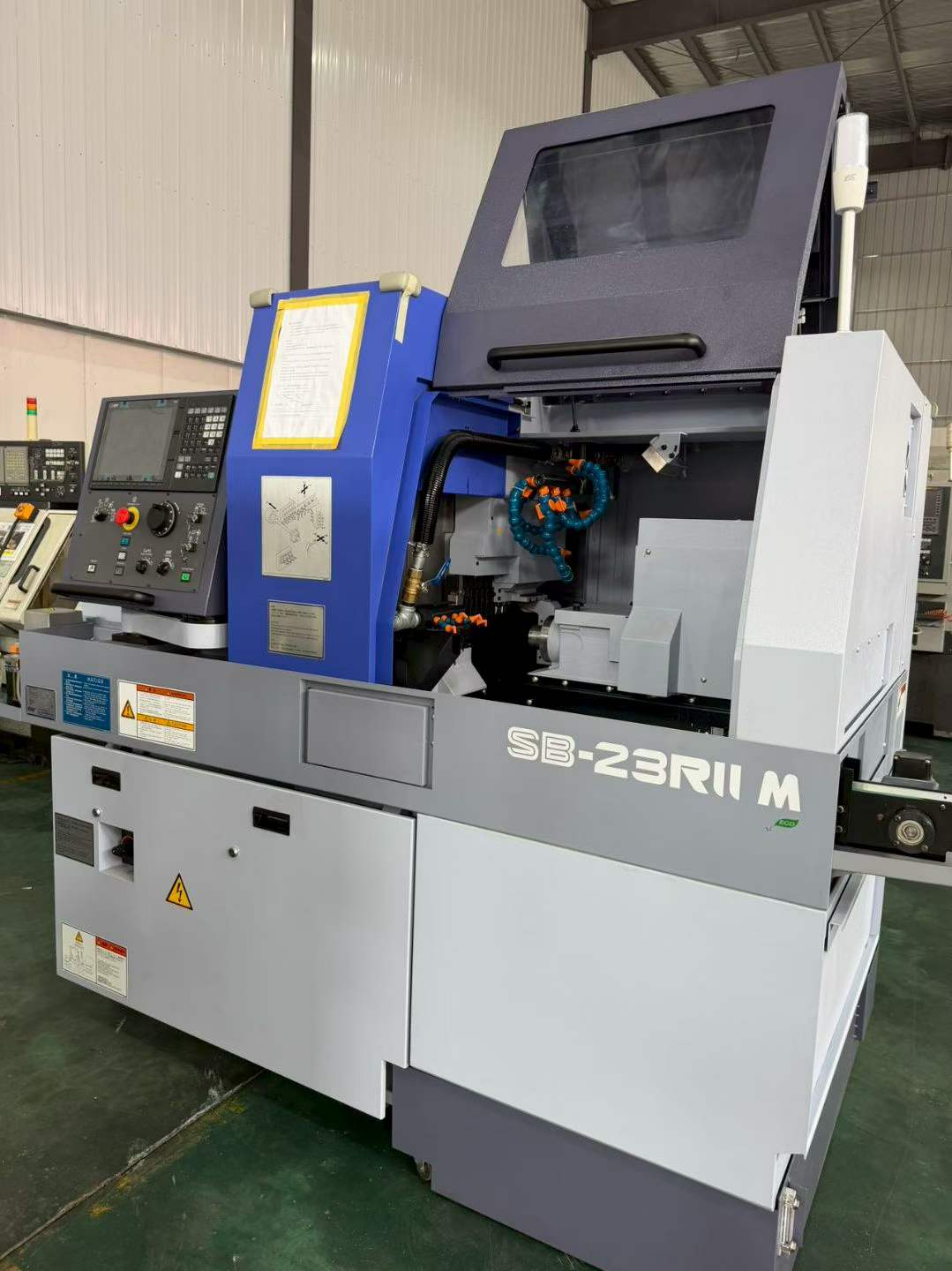 New Star SB-23 RII M 5-Axis Swiss-Type CNC Lathe with Mitsubishi M 80