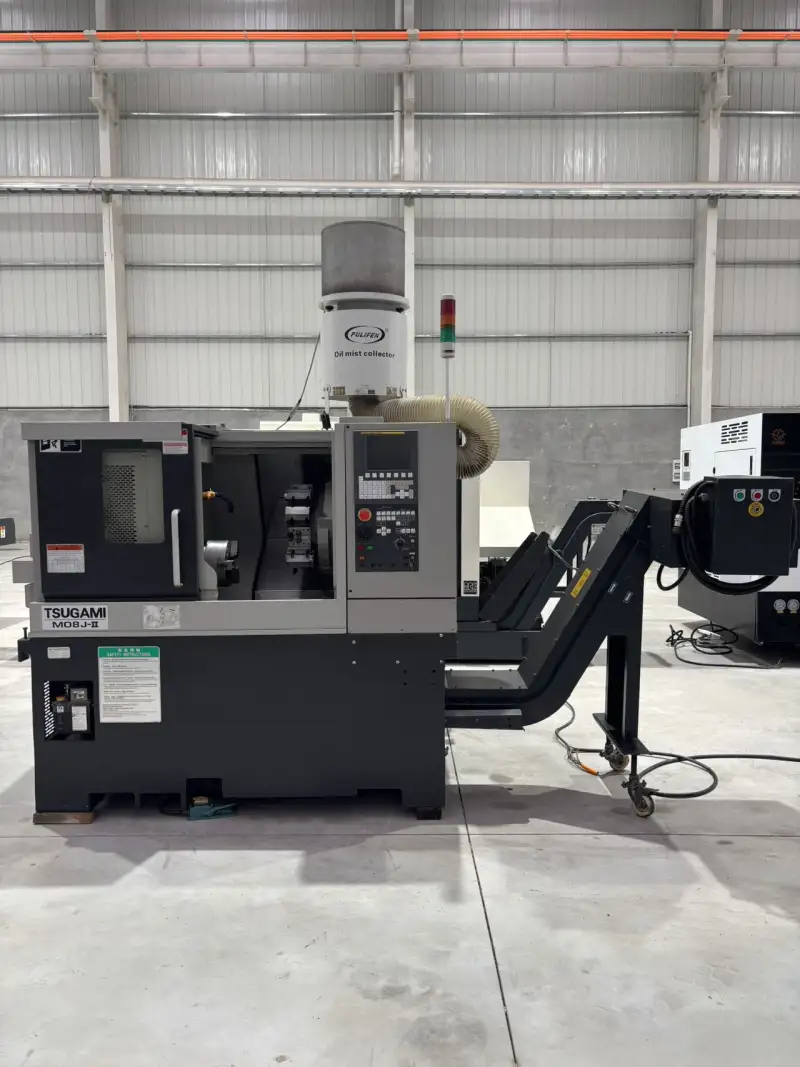 Used Tsugami M08J-II CNC Lathe with Fanuc Oi-TF photo 1