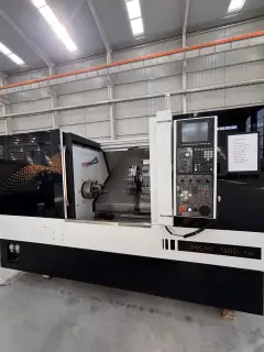 Used Zhengborui T60D-750 CNC Lathe with Mitsubishi E80 photo 1