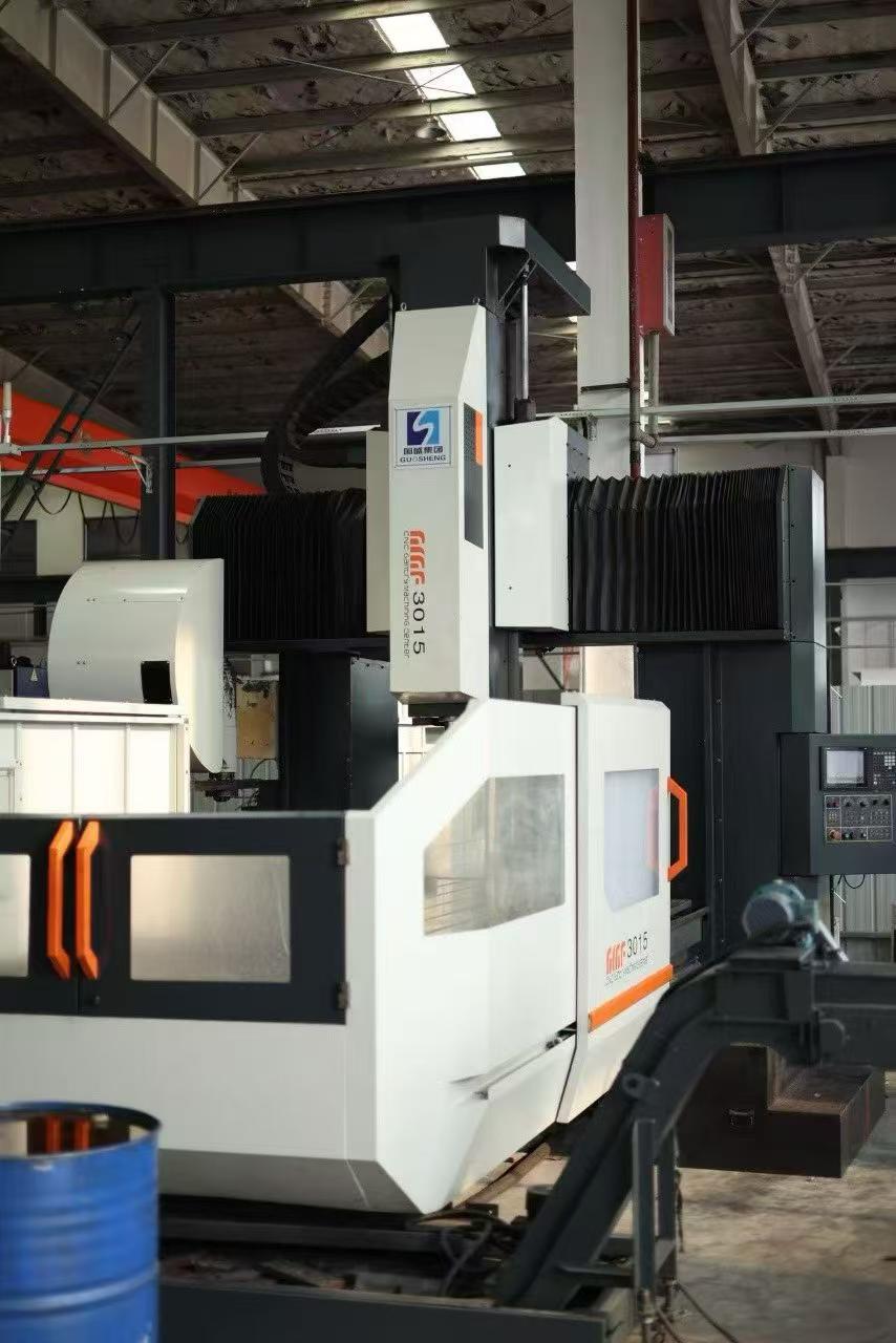 Used Guosheng GMF-3015 Gantry Machining Center with Mitsubishi M 80 photo 3