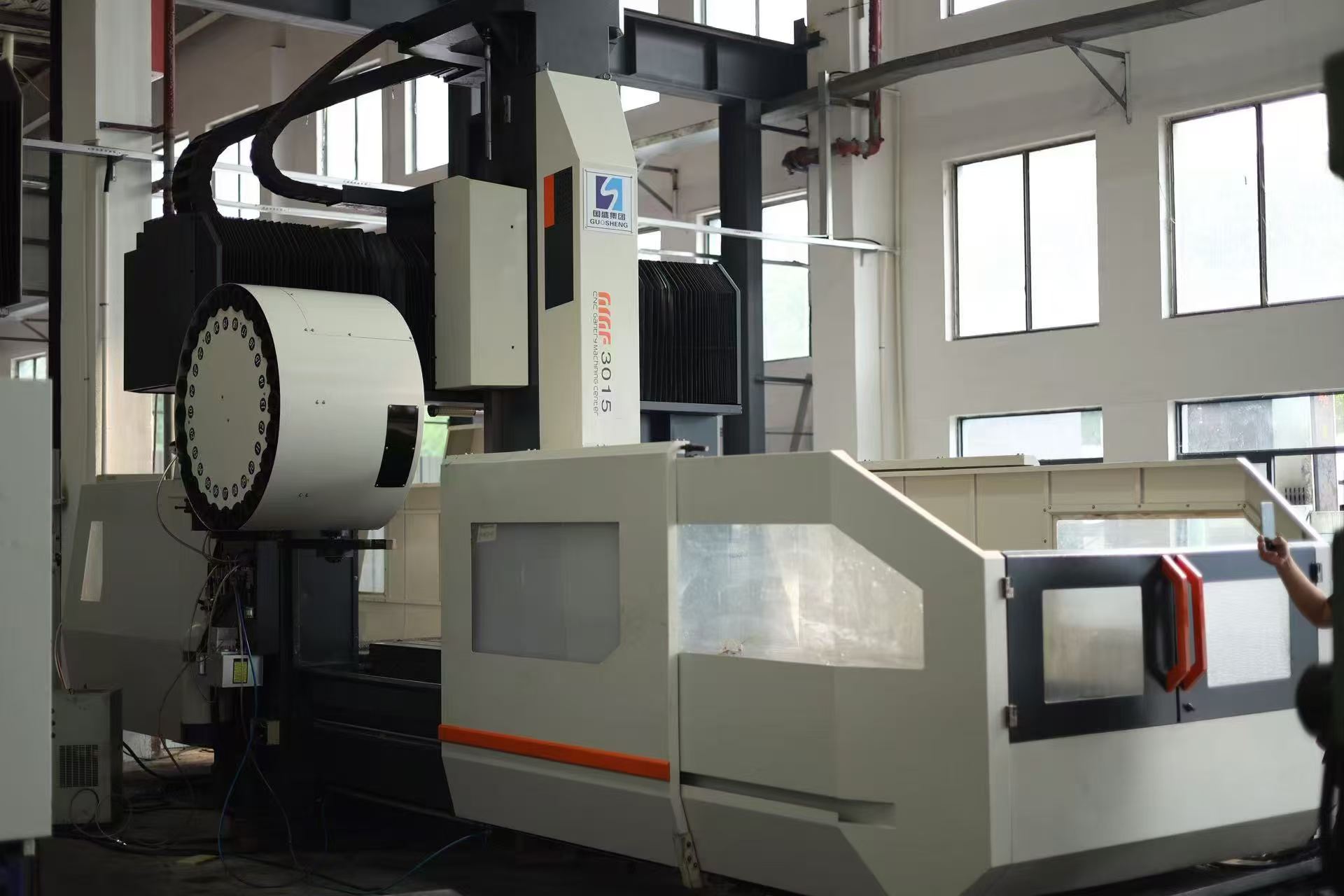 Used Guosheng GMF-3015 Gantry Machining Center with Mitsubishi M 80 photo 2