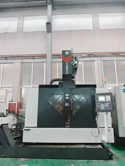 Fresadora de pórtico Haitian GU 5 usada con control FANUC MF