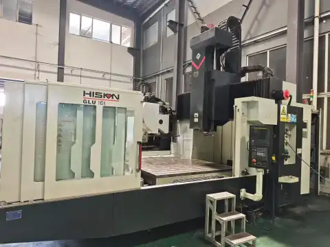Centro de Mecanizado de Pórtico Haitian Precision GLU-16 IIX 20 Usado con FANUC MF Plus