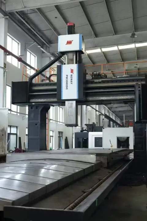 Máquina de Fresado de Pórtico Pesado Neway 8042 Usada con Control FANUC MF Plus