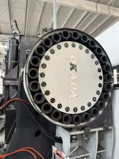 Used Ta Chiao MH-1000 Single-Station Horizontal Machining Center with Fanuc MF Plus photo 5
