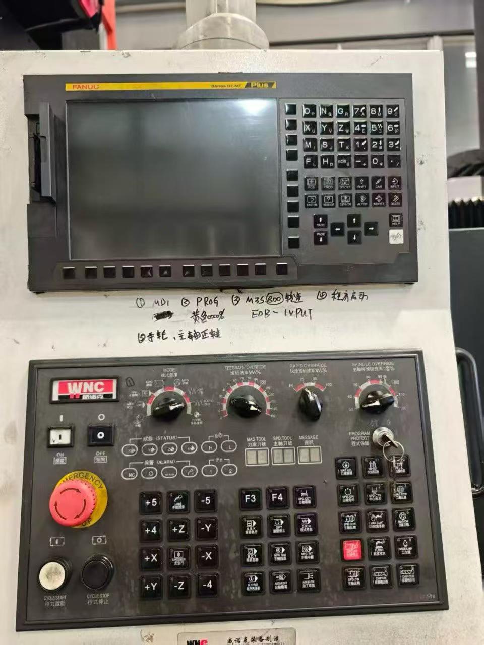 Used Weinuoke GMC-2519 S CNC Gantry Milling Machine with Fanuc MF Plus photo 3