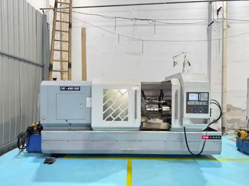 Yunnan Precision Machinery CNC-6180 x 1500 Heavy-Duty CNC Lathe with 15-inch Hydraulic Chuck photo 1