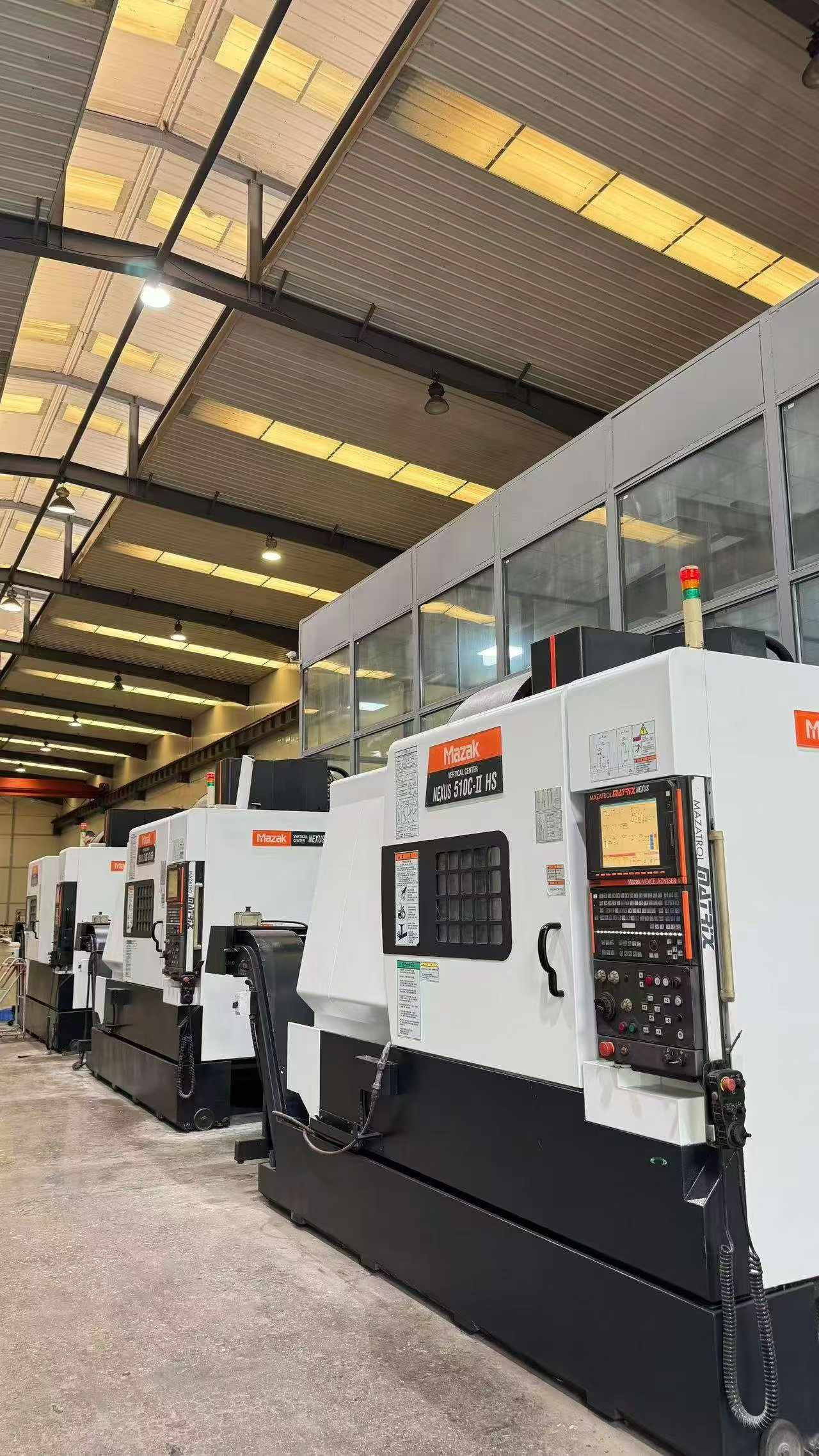 2 Units Used Mazak VCN 510 C-II HS Vertical Machining Centers for Sale photo 1