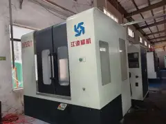 Used Jiangyuan 500 Dual-Station Horizontal Machining Center with FANUC MF photo 1