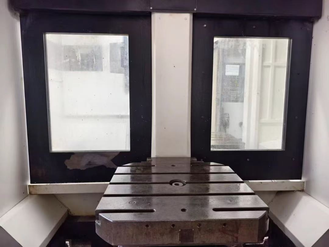Used Jiangyuan 500 Dual-Station Horizontal Machining Center with FANUC MF photo 5