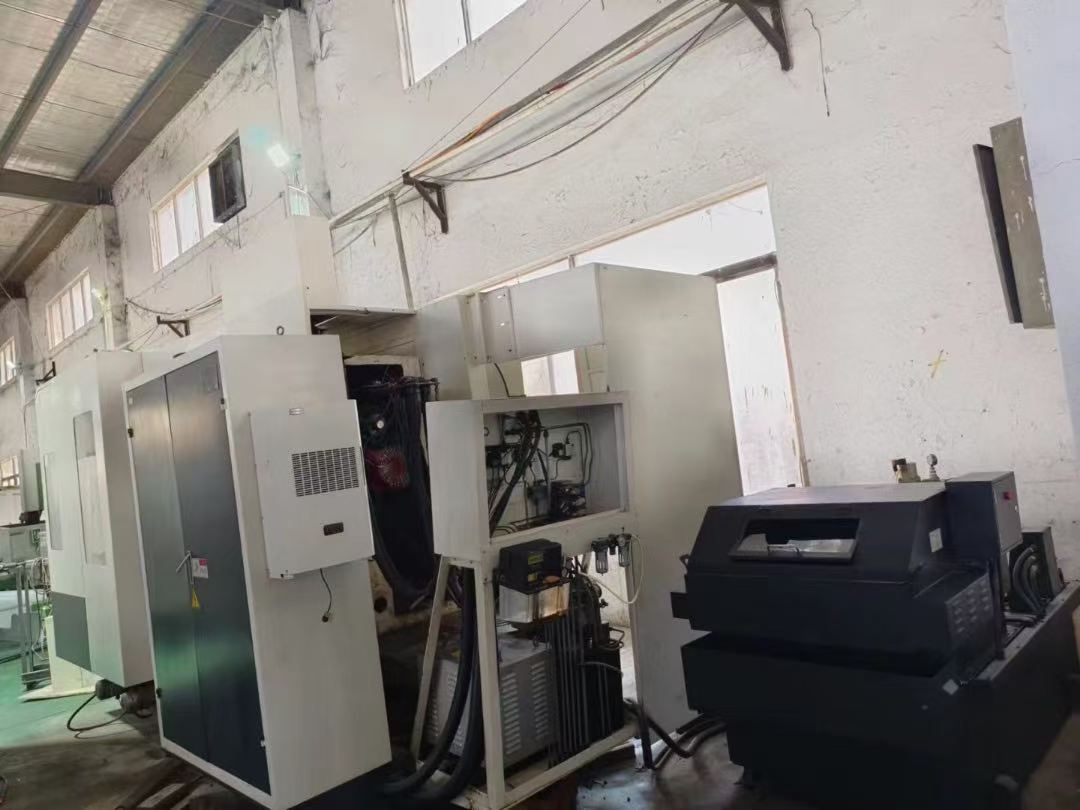 Used Jiangyuan 500 Dual-Station Horizontal Machining Center with FANUC MF photo 6