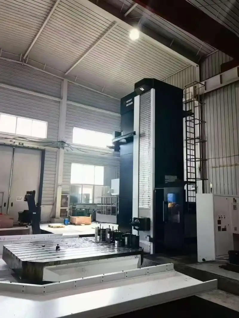 Nearly new Neway 160 square ram CNC boring and milling machine photo 1