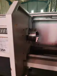 Shenyang 80135 CNC Lathe, GSK 988 T Control, Test Run Perfect photo 2