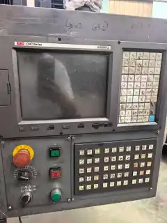 Two Identical Qingdao Yongli 5116 CNC Vertical Lathes with KND 2000 Control photo 4