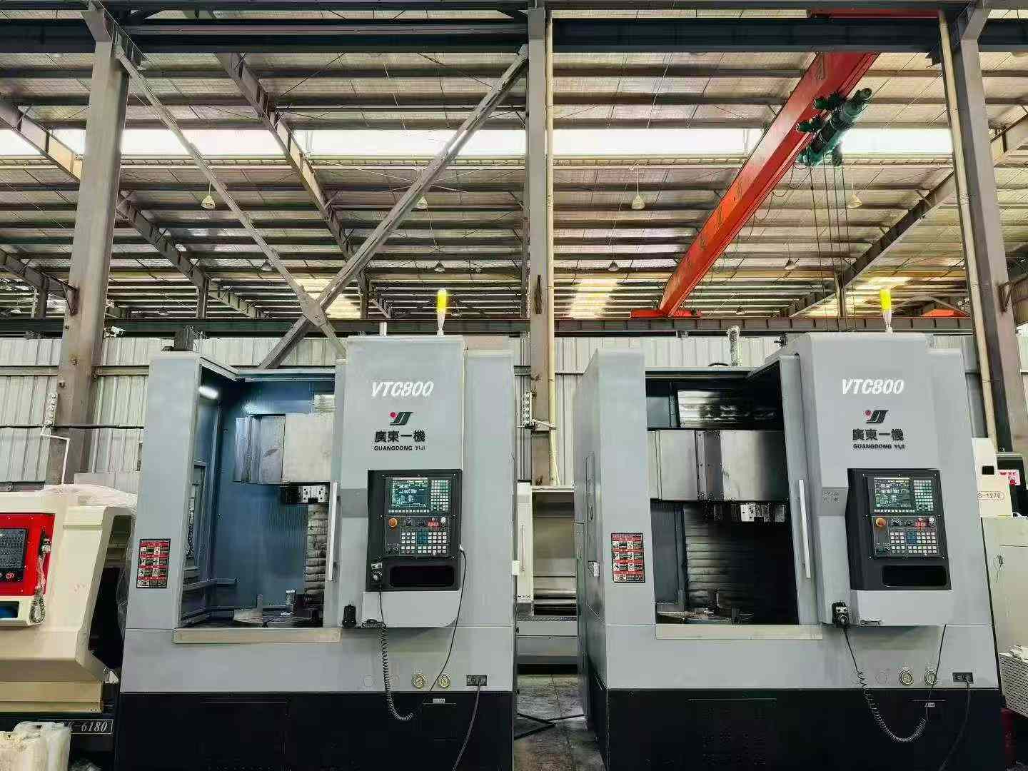 Used Guangdong Yiji VTC 800 High-Speed CNC Vertical Lathe (2023, 2 Units)