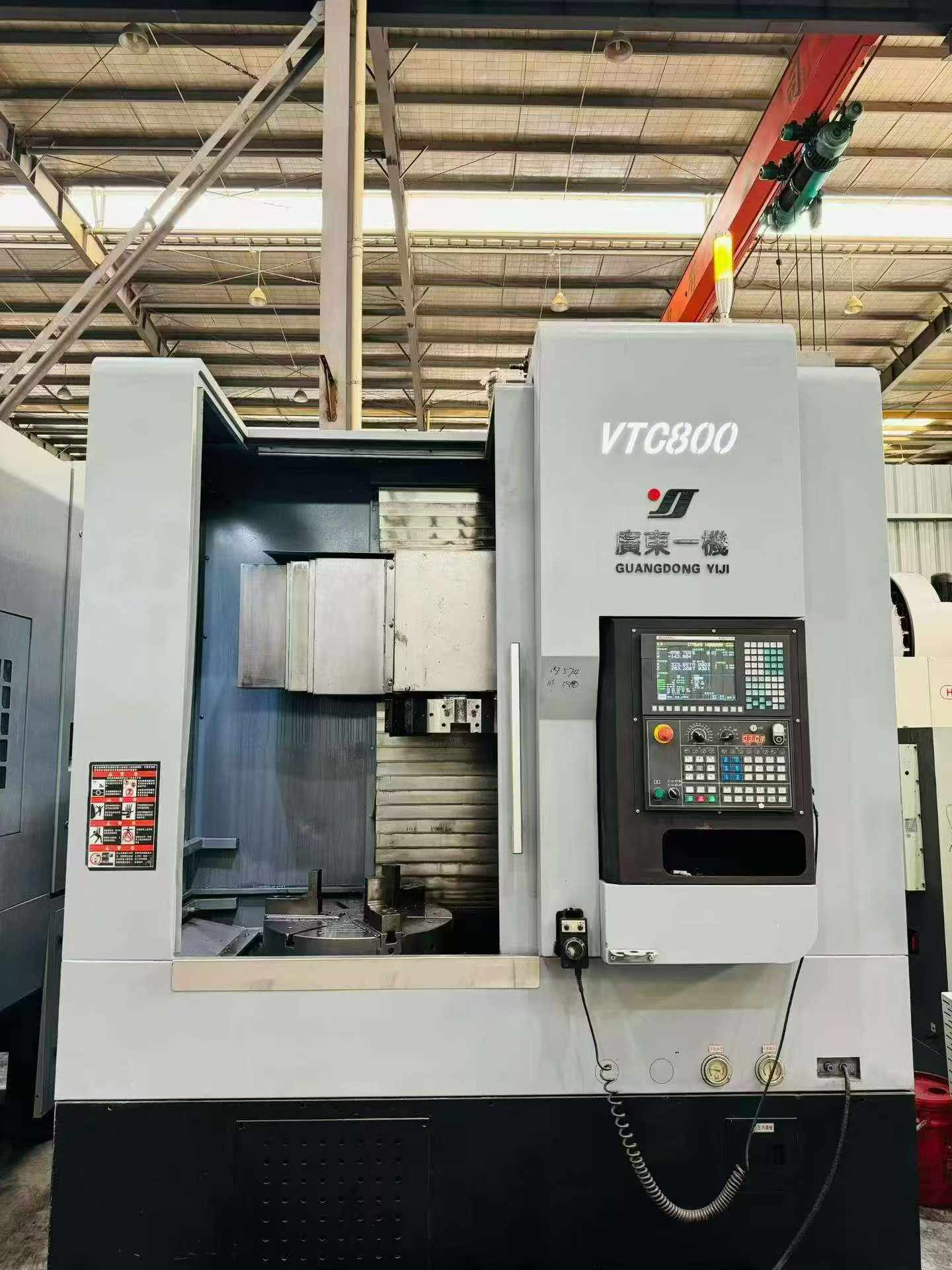 Used Guangdong Yiji VTC 800 High-Speed CNC Vertical Lathe (2023, 2 Units) photo 3