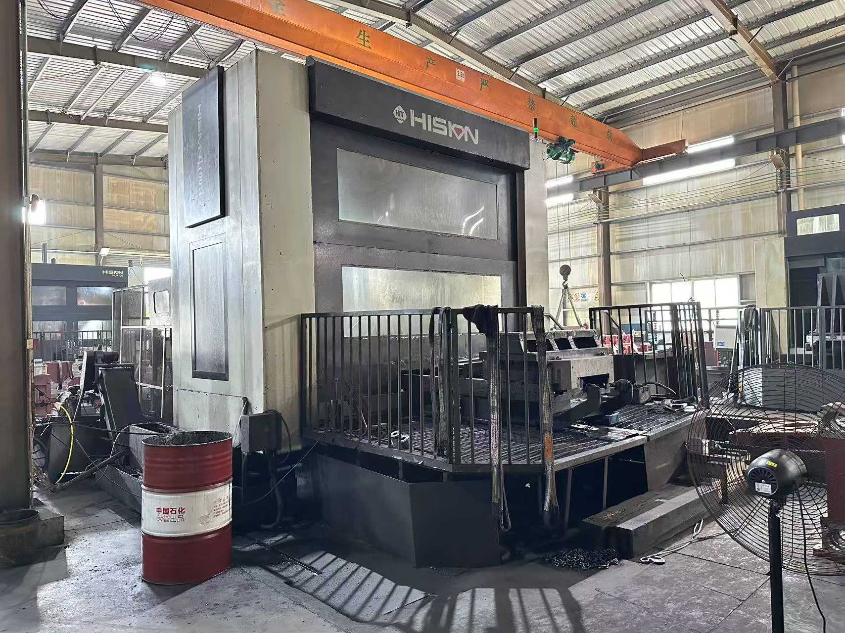 Used Haitian HTM-100 H Dual-Station Horizontal Machining Center with Fanuc 0i-MD photo 2