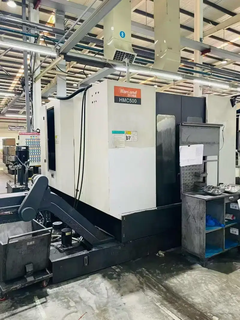 Used Hanchuan HMC 500 Horizontal Machining Center with Fanuc MD photo 1
