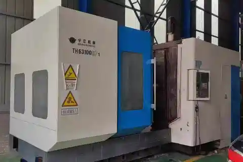 Pusat Pemesinan Horizontal Ningjiang TH63100 Bekas dengan Kontrol FANUC