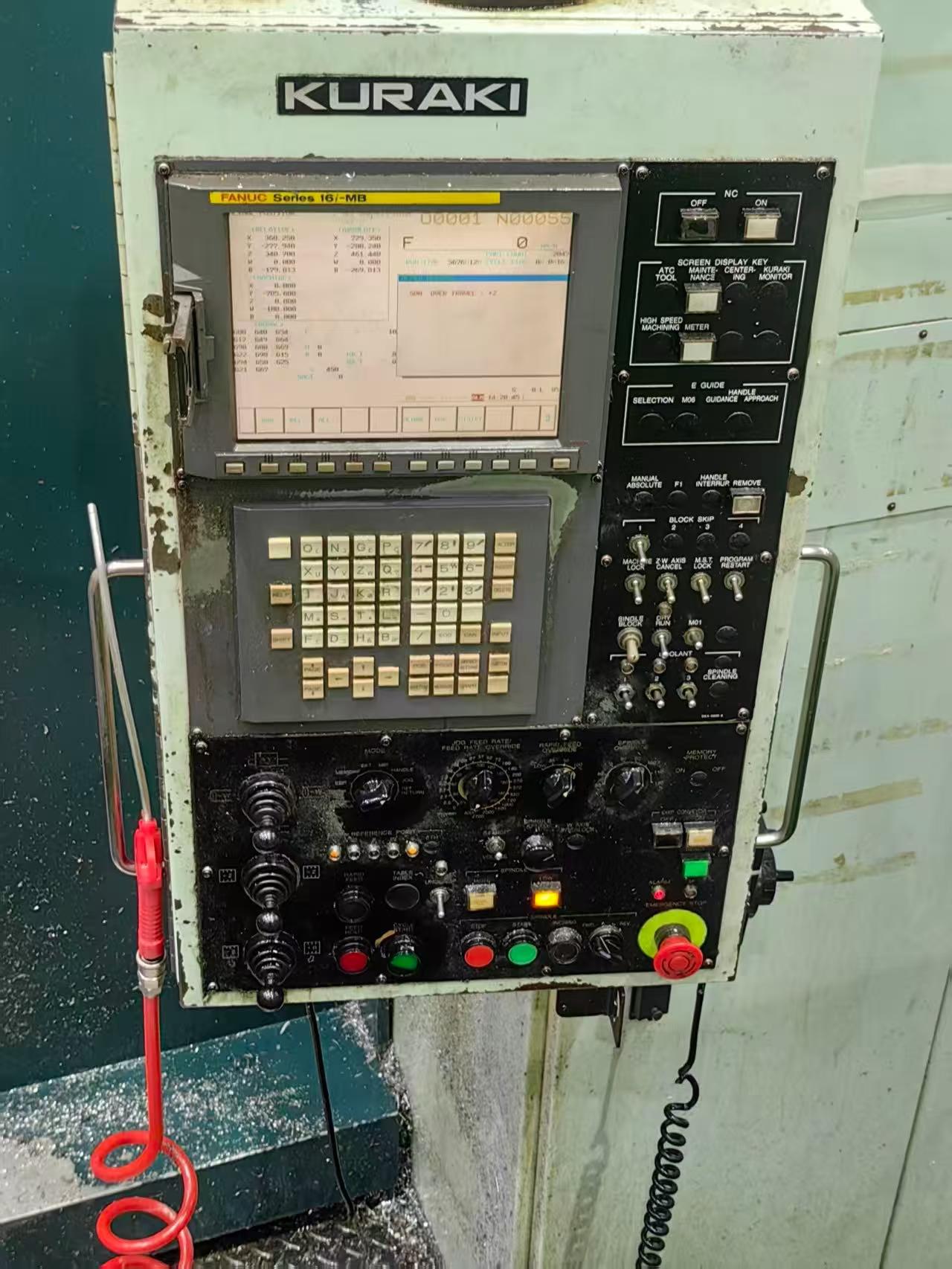 Used KURAKI KBM-11 CNC Horizontal Boring and Milling Machine with Fanuc 16 i-MB photo 3