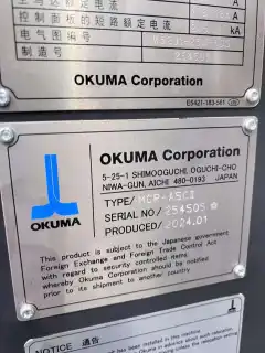 Used Okuma Gantry Milling Machine MCR-A 5 Cll 20 x 40 photo 9