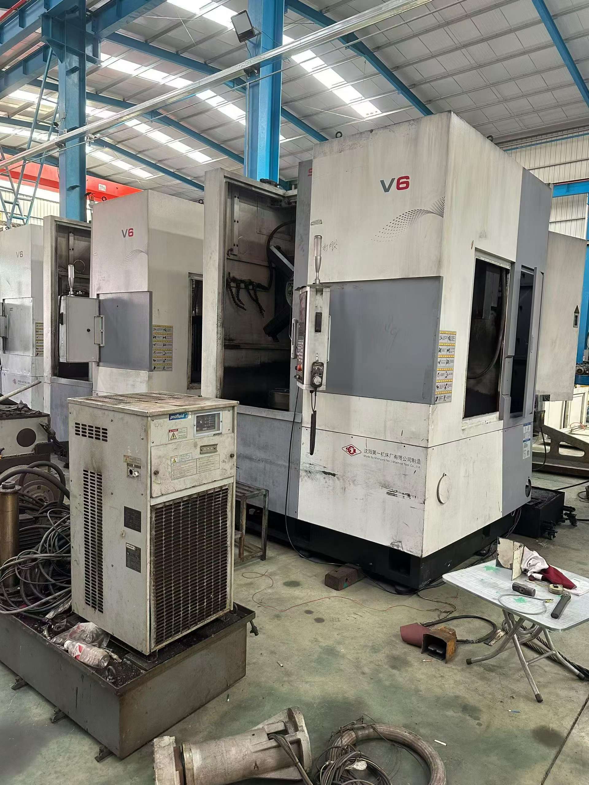 Used Shenyang V 6 C CNC Vertical Lathe with Fanuc Control photo 1