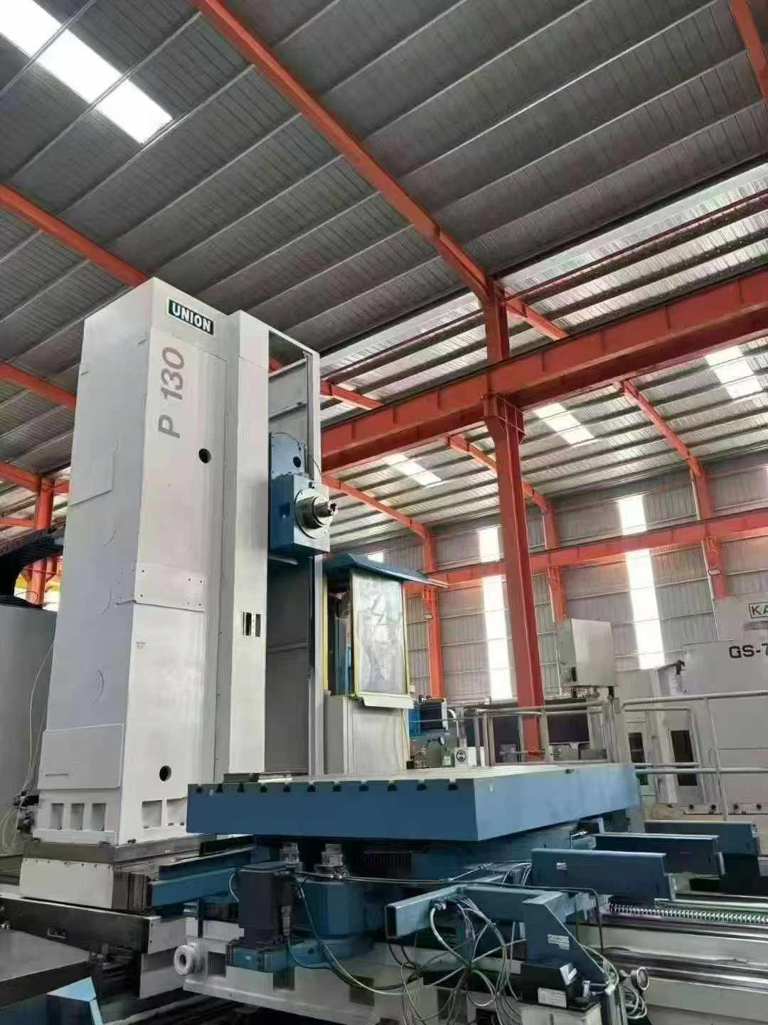 Used UNION 130 CNC Floor-Type Boring & Milling Machine with Siemens 840 D photo 6