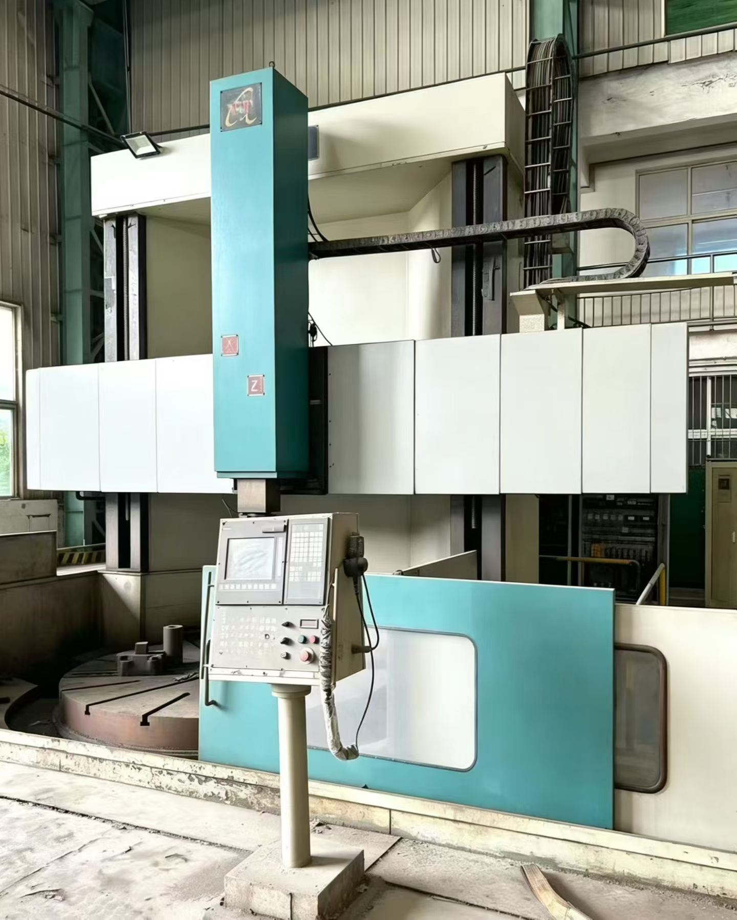 Used Wuzhong CK 5131 B CNC Vertical Lathe with Siemens Control photo 2
