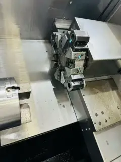 Used Xiaotieren QT 320 Turret-Type CNC Lathe with 6-Inch Hydraulic Chuck photo 4