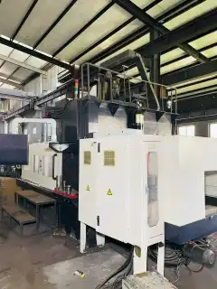 Used Yong Sen 2015 Gantry Machining Center with Fanuc MF Control, BT50 Spindle photo 9