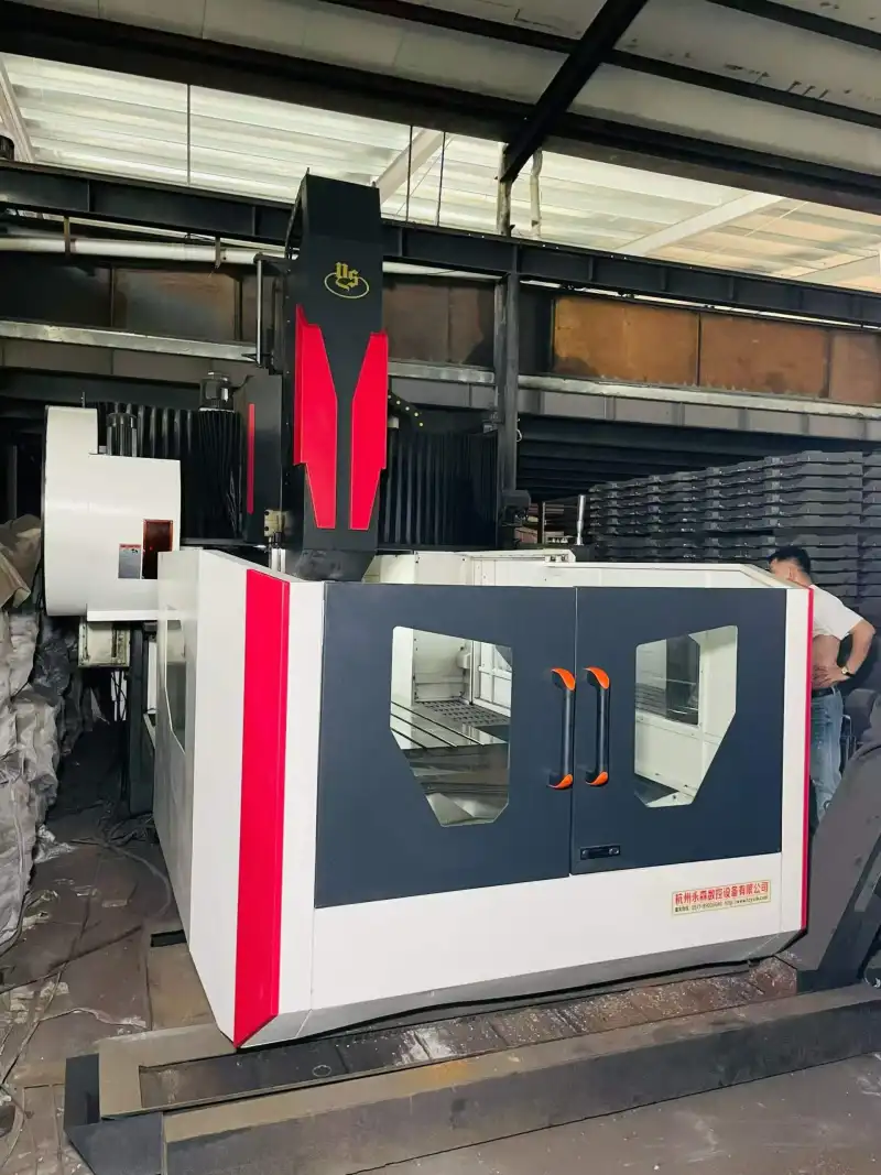 Used Yongsen 2214 Gantry Machining Center with Fanuc MFplus photo 1