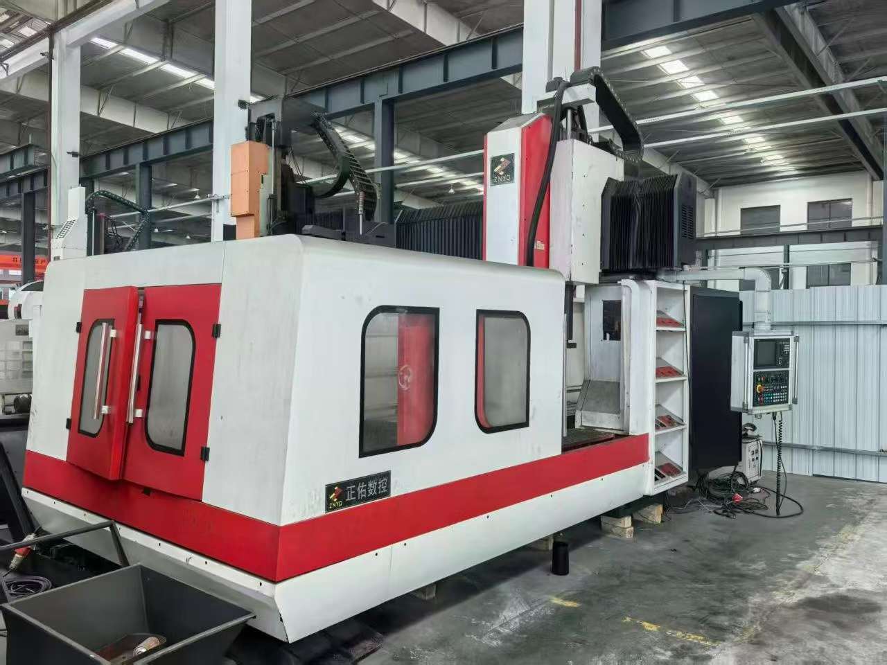 Used Zhengyou 2513 CNC Gantry Milling Machine with Mitsubishi M 80 Control photo 1