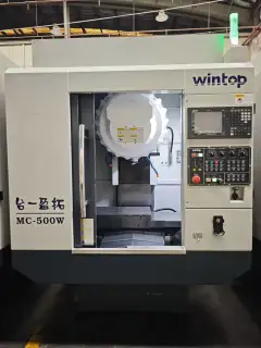 Taiwan First T 500 Vertical Machining Center with Mitsubishi M 80 A photo 2