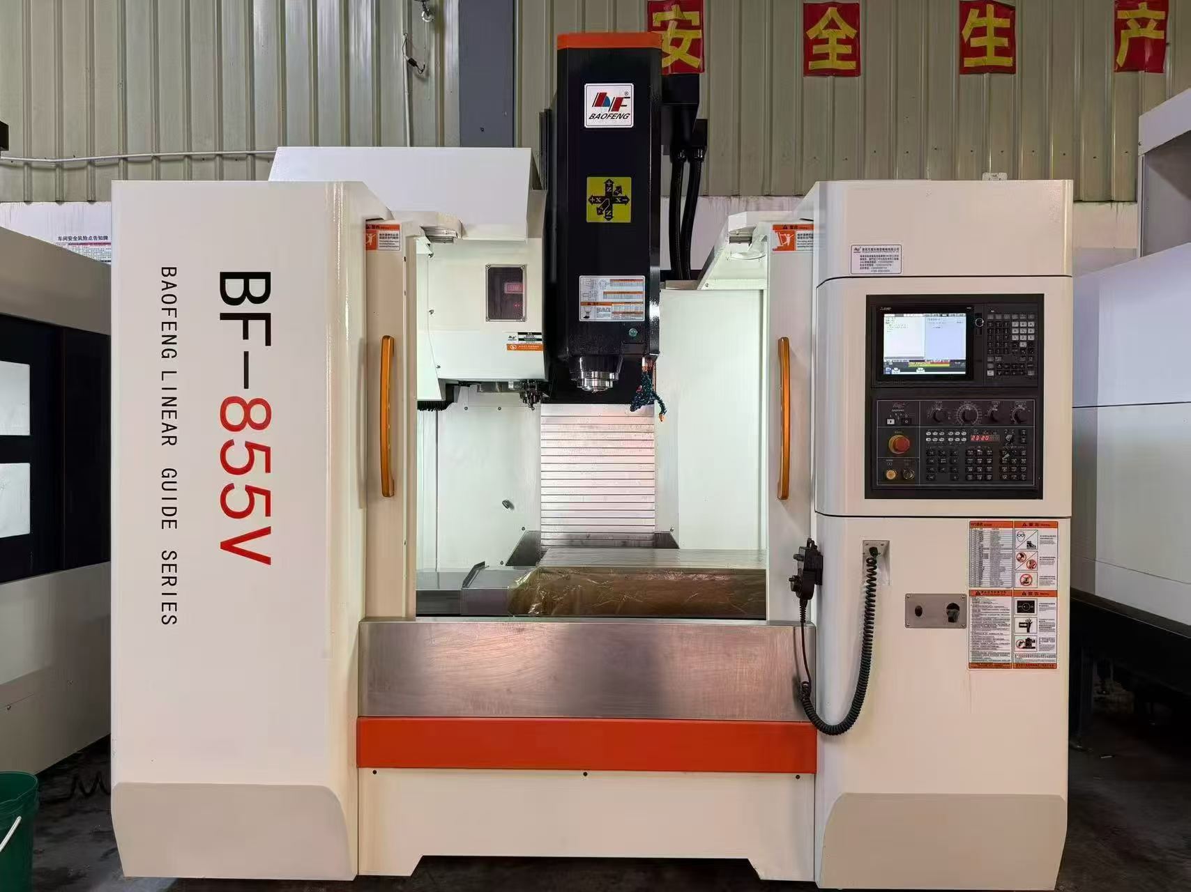 Used Baofeng 855 V Vertical Machining Center with Mitsubishi M 80 photo 2