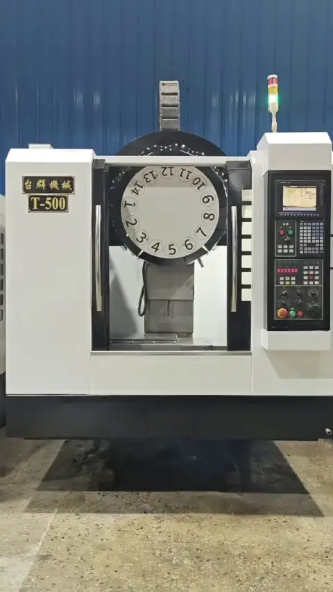 Used Taikan T 500 Vertical Machining Center with Mitsubishi M70 Control