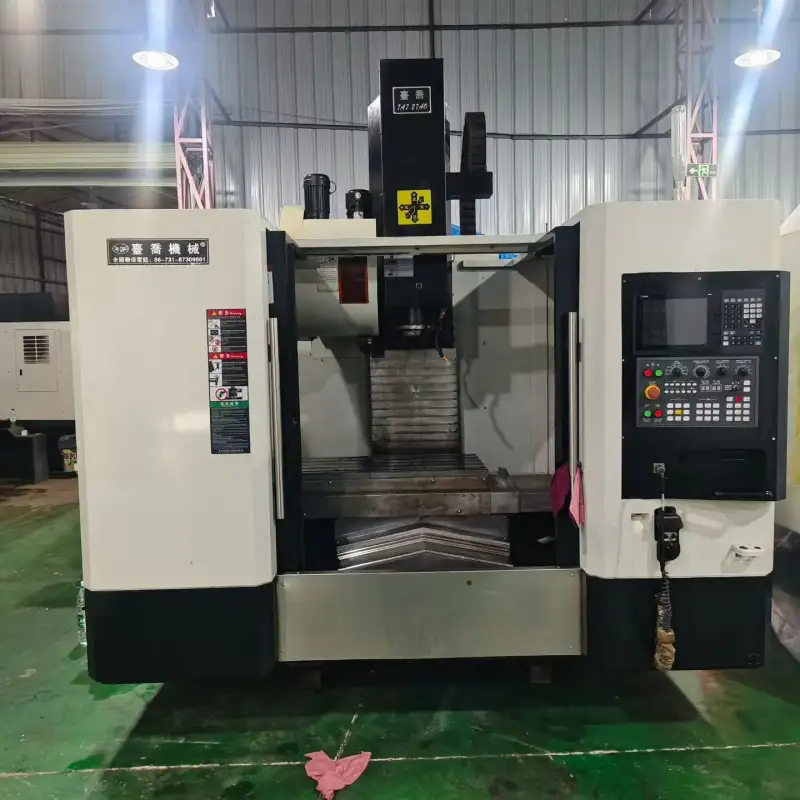 Used Taiqiao V 8 Machining Center with Mitsubishi M 80 Control photo 1