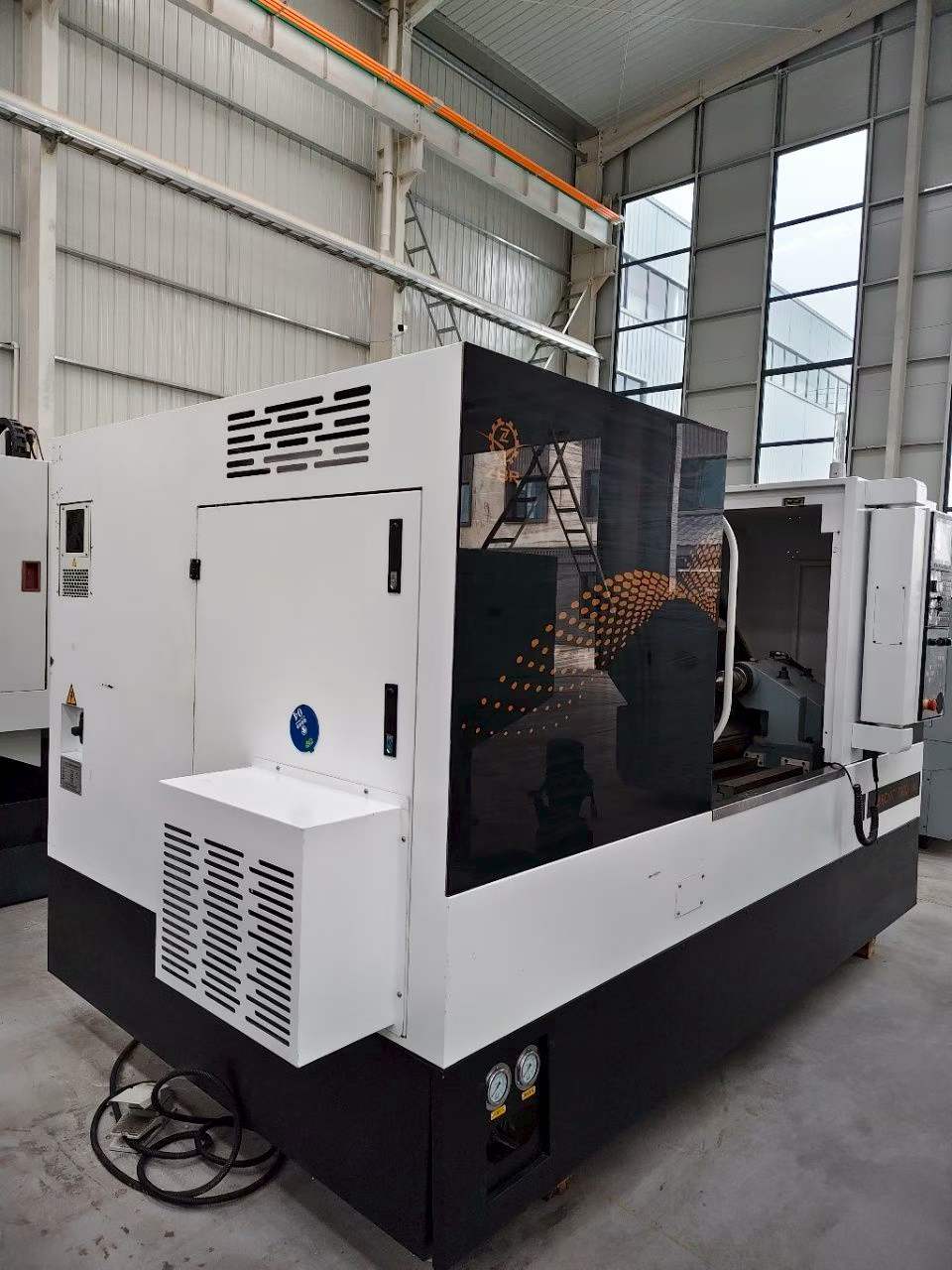 2022 Zhengborui T 60 D-750 CNC Lathe with Mitsubishi E 80 photo 2