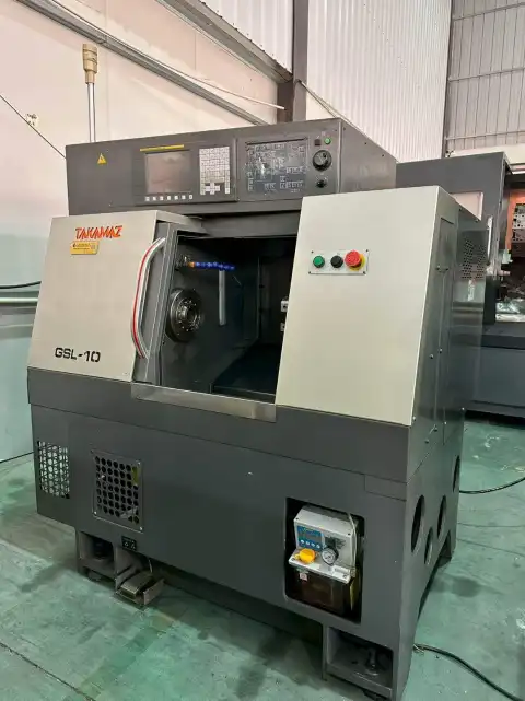 Bubut CNC Gaosong GSL-10 dengan FANUC 0i Mate-TD