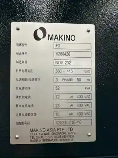 Makino F 3 Vertical Machining Center photo 9
