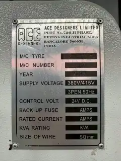 Used ACE CNC Lathe with Fanuc Control photo 7