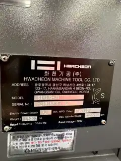 Used Hwacheon SIRIUS-UX Machining Center with Fanuc 31 i-MODEL B photo 7