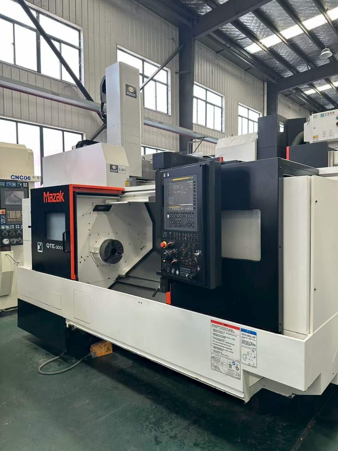 Used Mazak QTE-300 L CNC Lathe with Fanuc Control photo 1