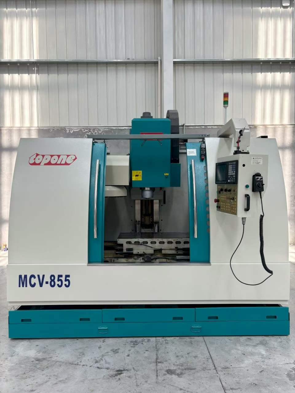 Used Sheng Da MCV-855 Vertical Machining Center with Mitsubishi 64 S Control photo 1