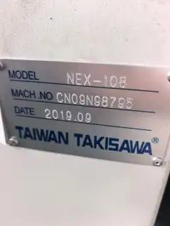 Used Takisawa NEX-108 CNC Lathe with Fanuc Control photo 8