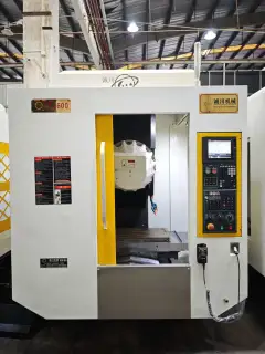 Used Chengchuan T 600 Vertical Machining Center with Mitsubishi M 80 photo 1