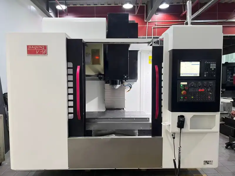 Used Qiaoqun V 8 Vertical Machining Center with Mitsubishi M 80 Control photo 1