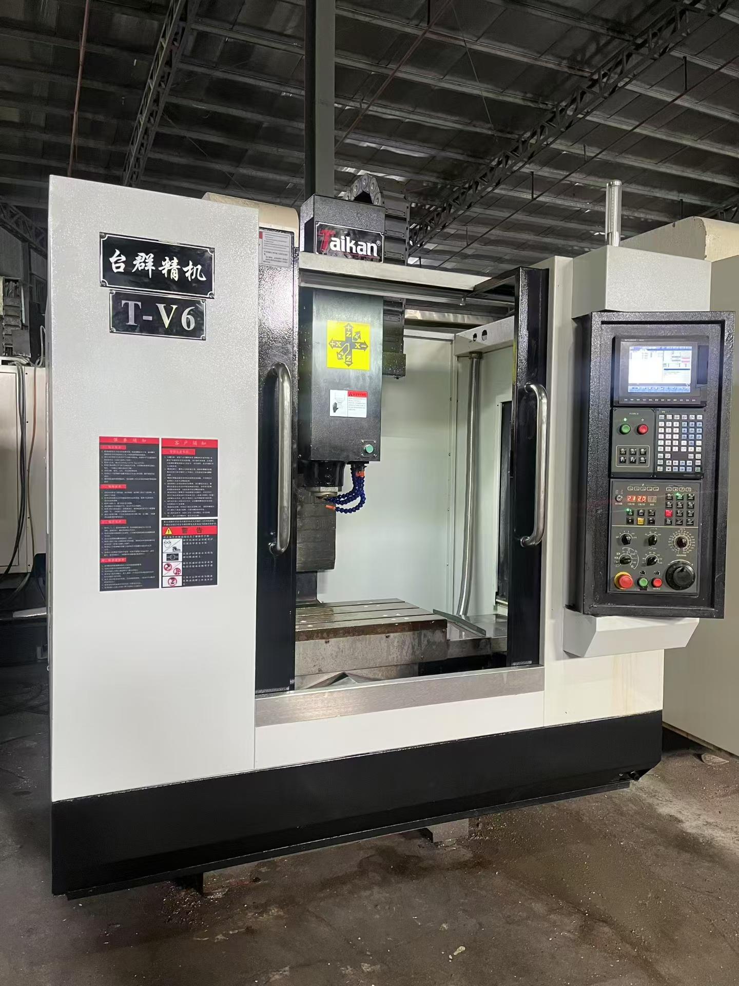 Used Taichin V 6 Vertical Machining Center with Mitsubishi M 70 Control photo 2