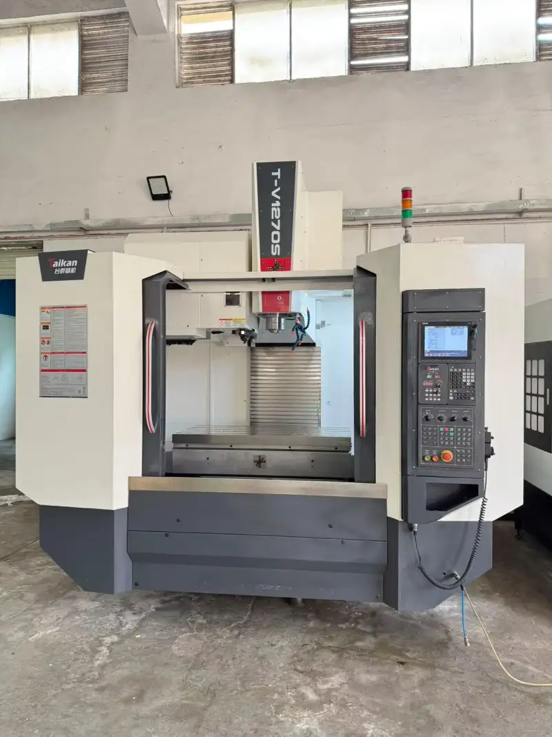 Used Taikan 1270 S Vertical Machining Center with Mitsubishi M 80 V Control photo 1
