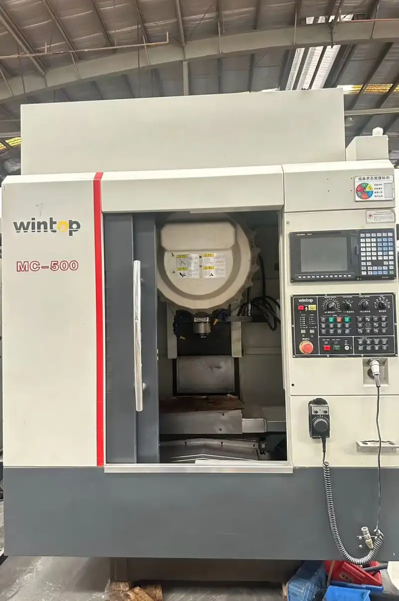 Used Taiyi T 500 Vertical Machining Center with Mitsubishi M 70 A photo 1