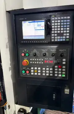 Used Vertical Machining Center with Mitsubishi M 70 Control, BT40 Spindle, 24-Tool Magazine photo 3
